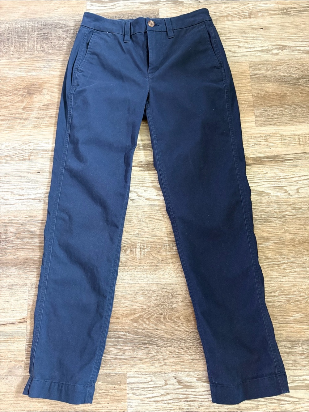 J.Crew High‑Rise Girlfriend Chino – Navy – Size 00